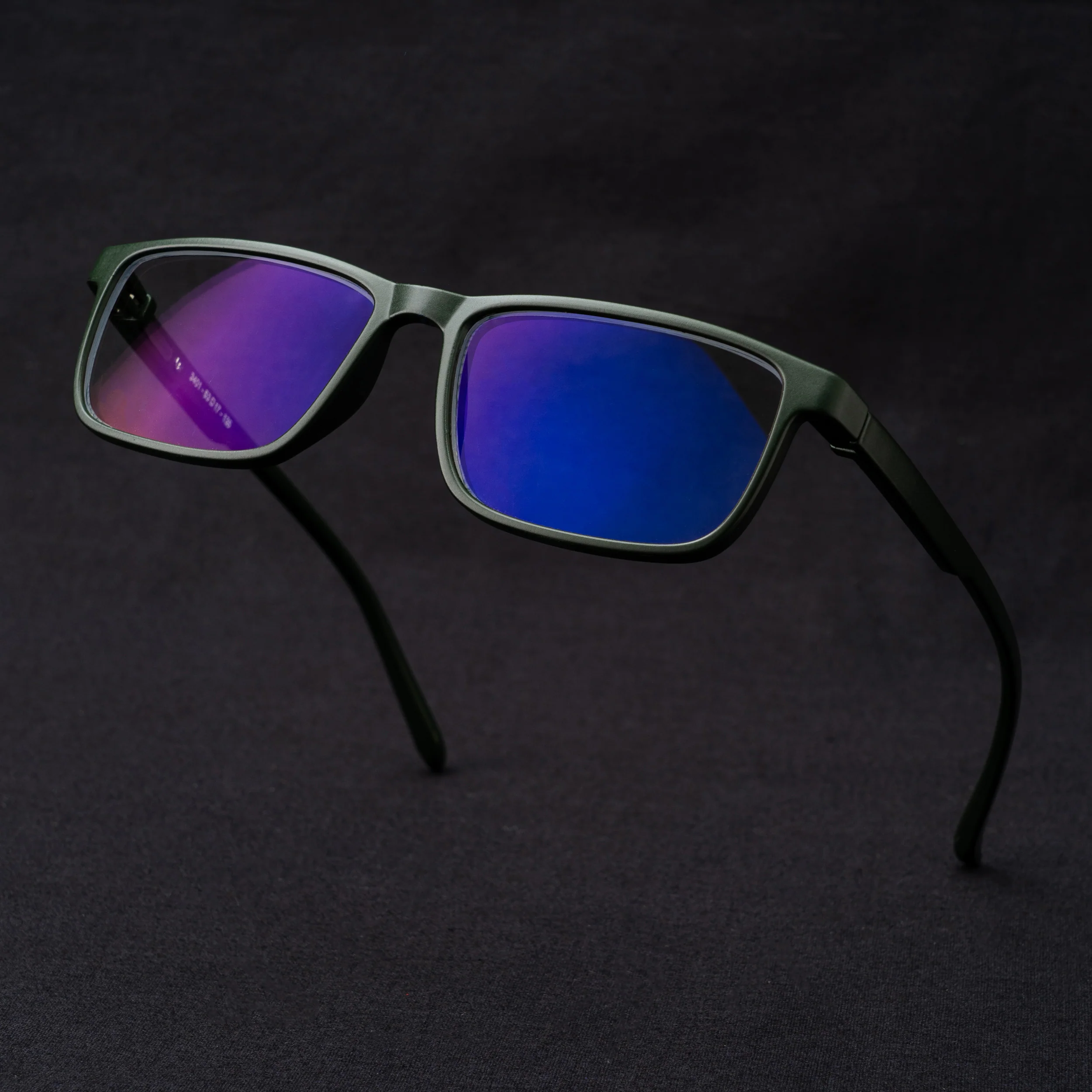 X4 Dark Olive frame screen glasses - Image 2