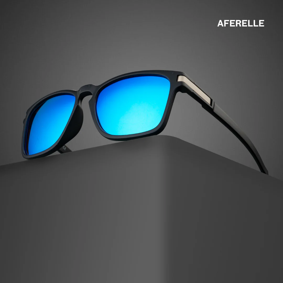 THE PRODUCER | Black Blue  Unisex UV400 HD Polarized Pro Sunglasses For Biking Running Sports Adventure