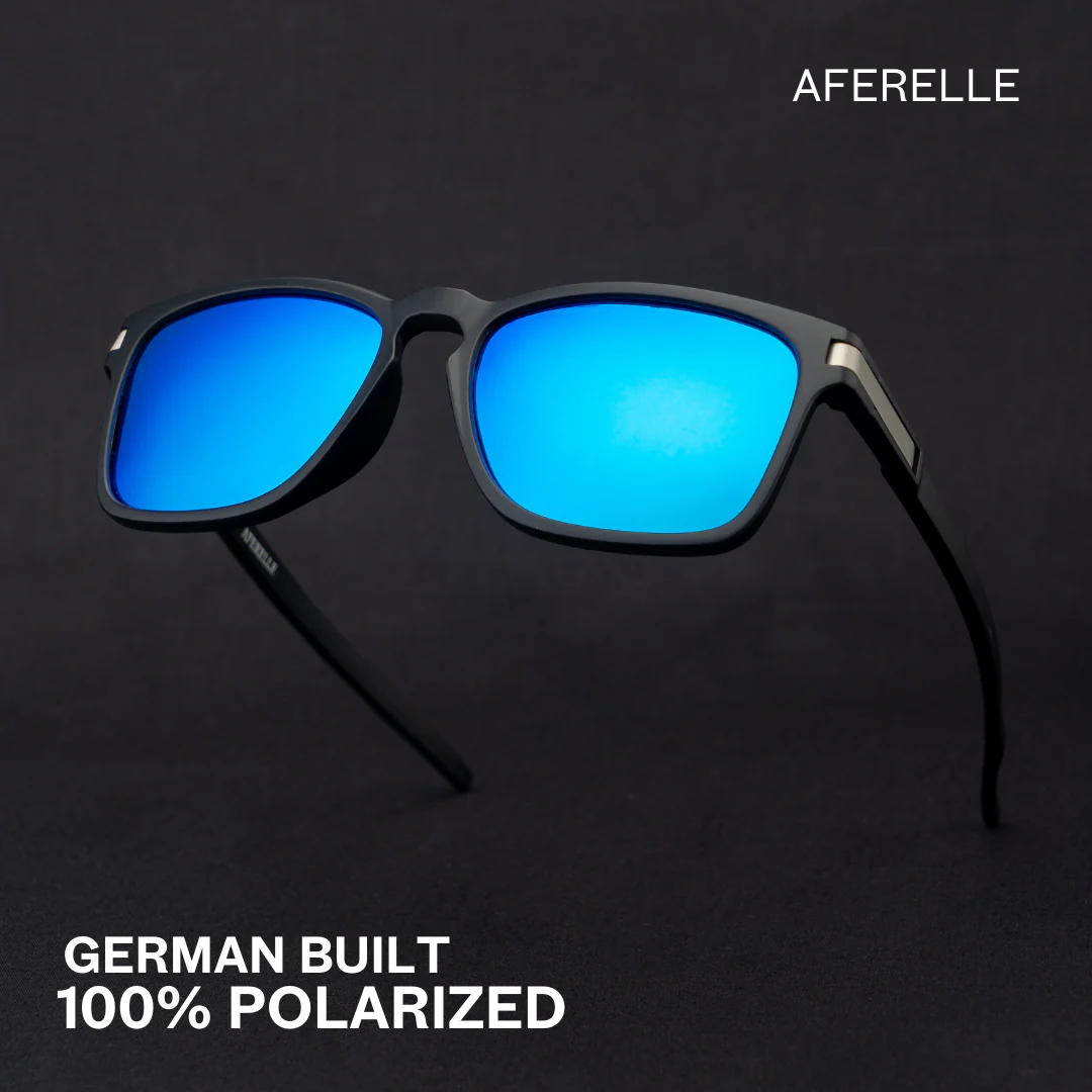 THE PRODUCER | Black Blue  Unisex UV400 HD Polarized Pro Sunglasses For Biking Running Sports Adventure - Image 2