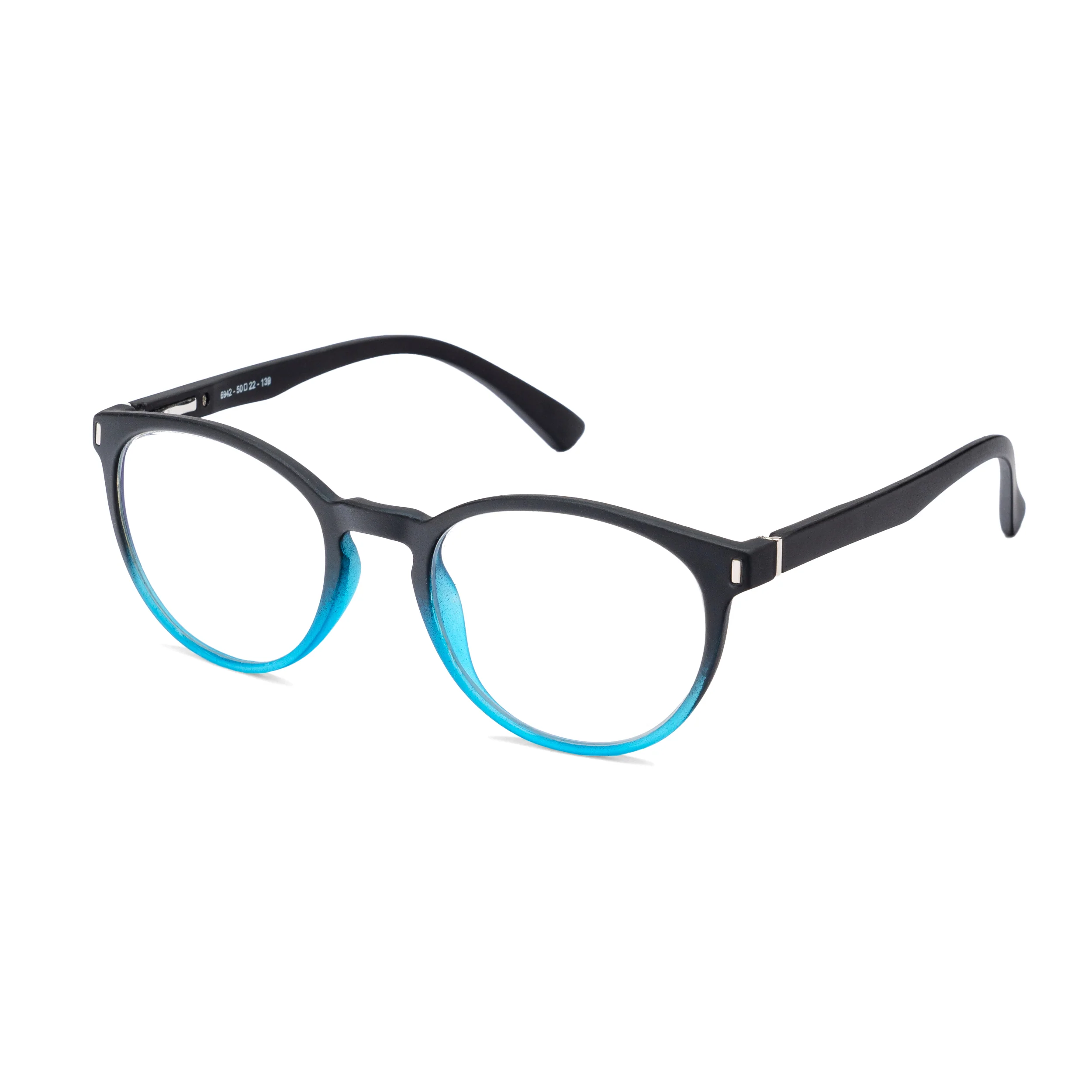 Round two tone blue black screen glass - Image 5