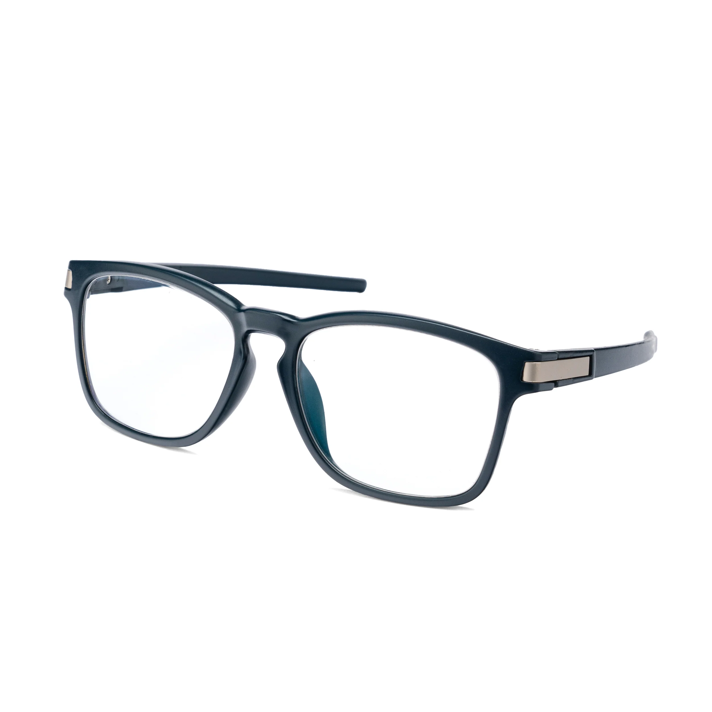 Retro Classic blue frame screen glasses - Image 3