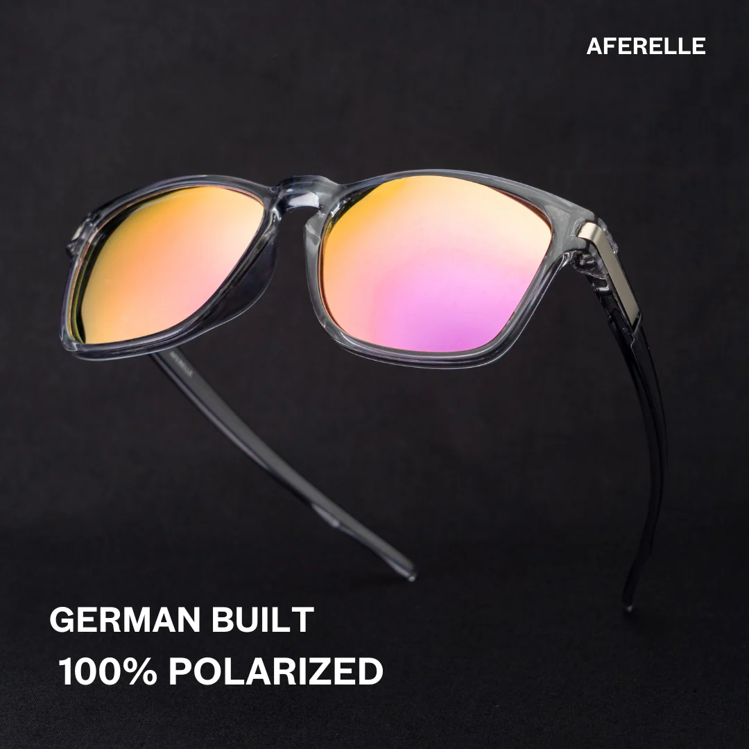 THE PRODUCER | Glossy Grey Pink  Unisex UV400 HD Polarized Pro Sunglasses  For Biking Running Sports Adventure - Image 3