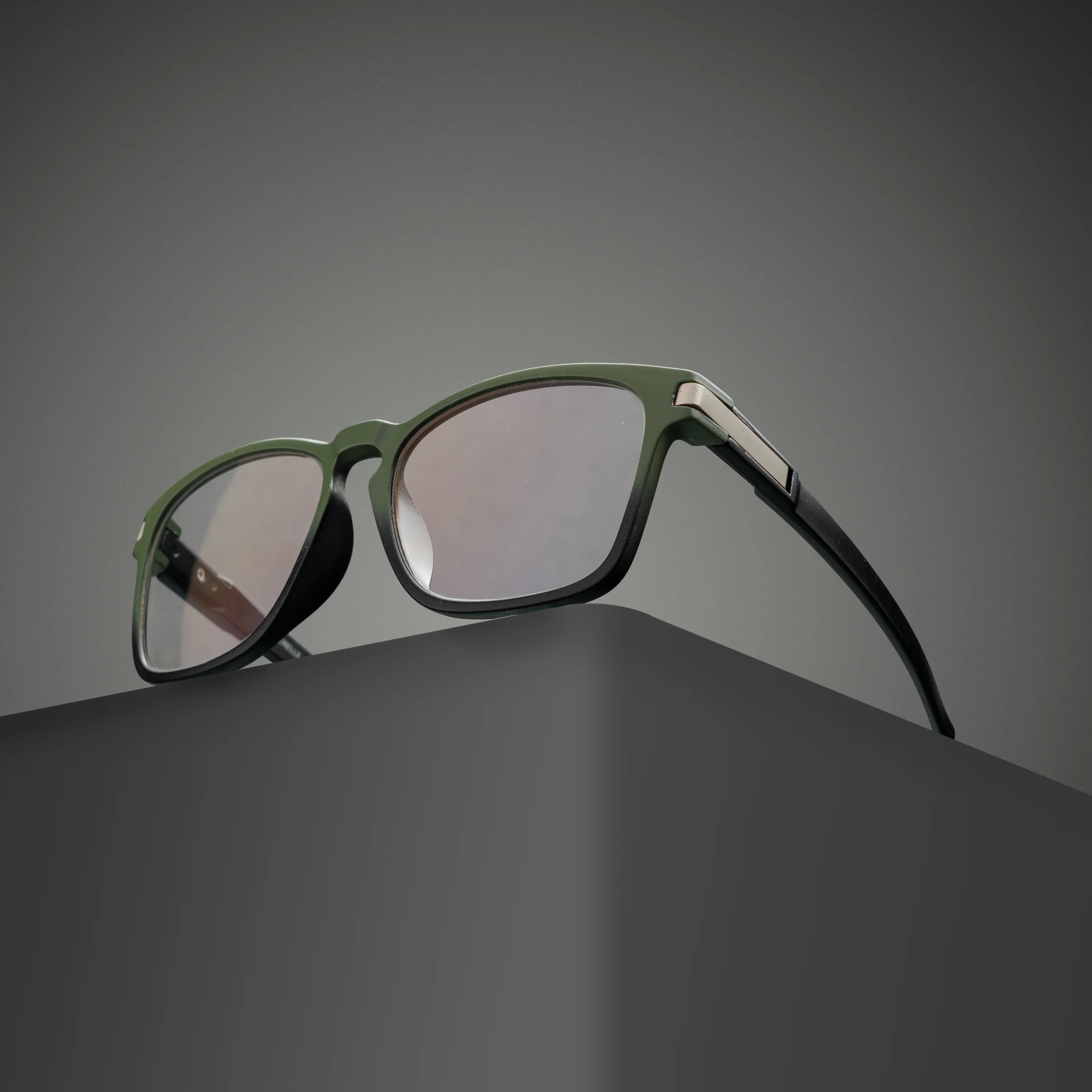 Retro Army green frame square