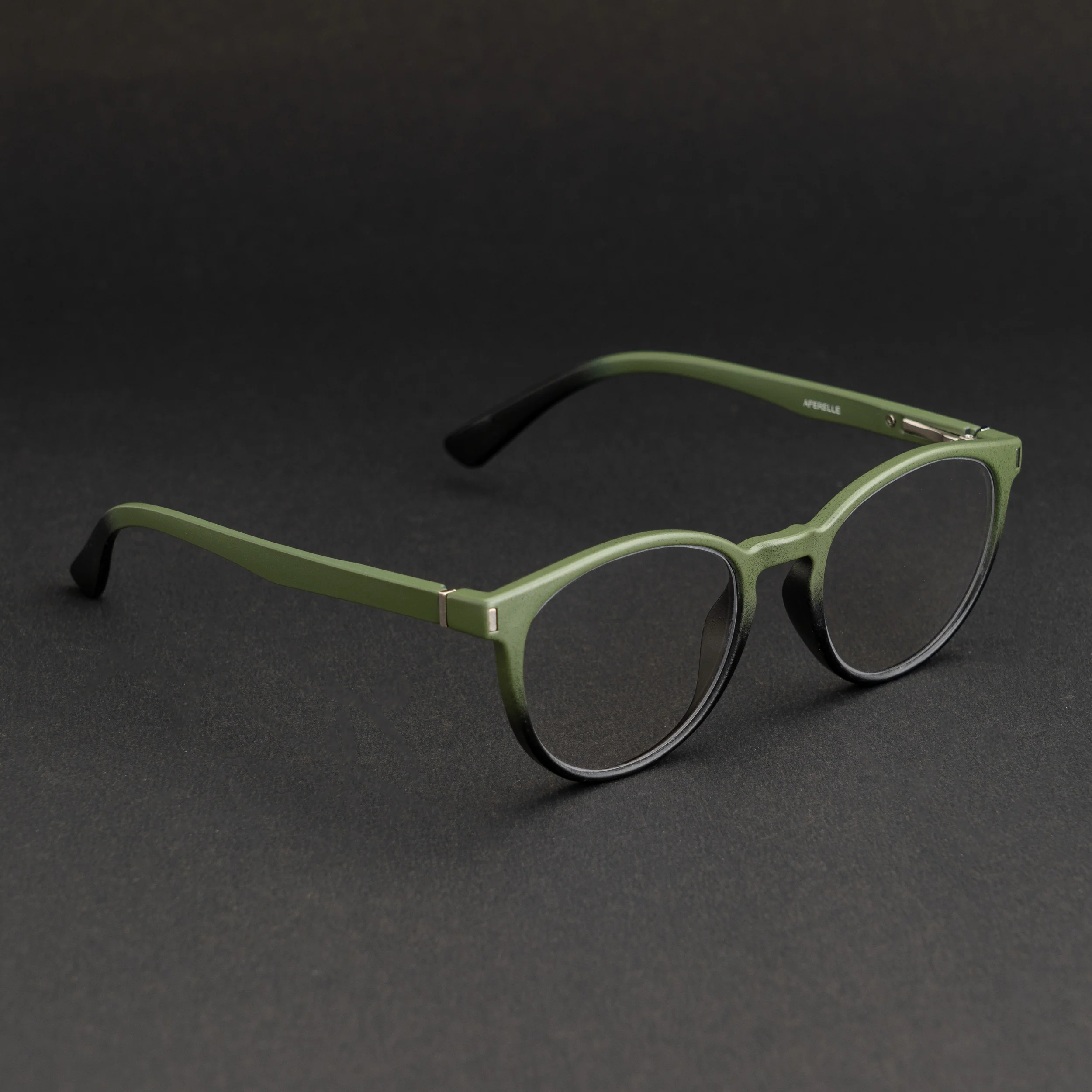 Round Army green screen glass - Image 3