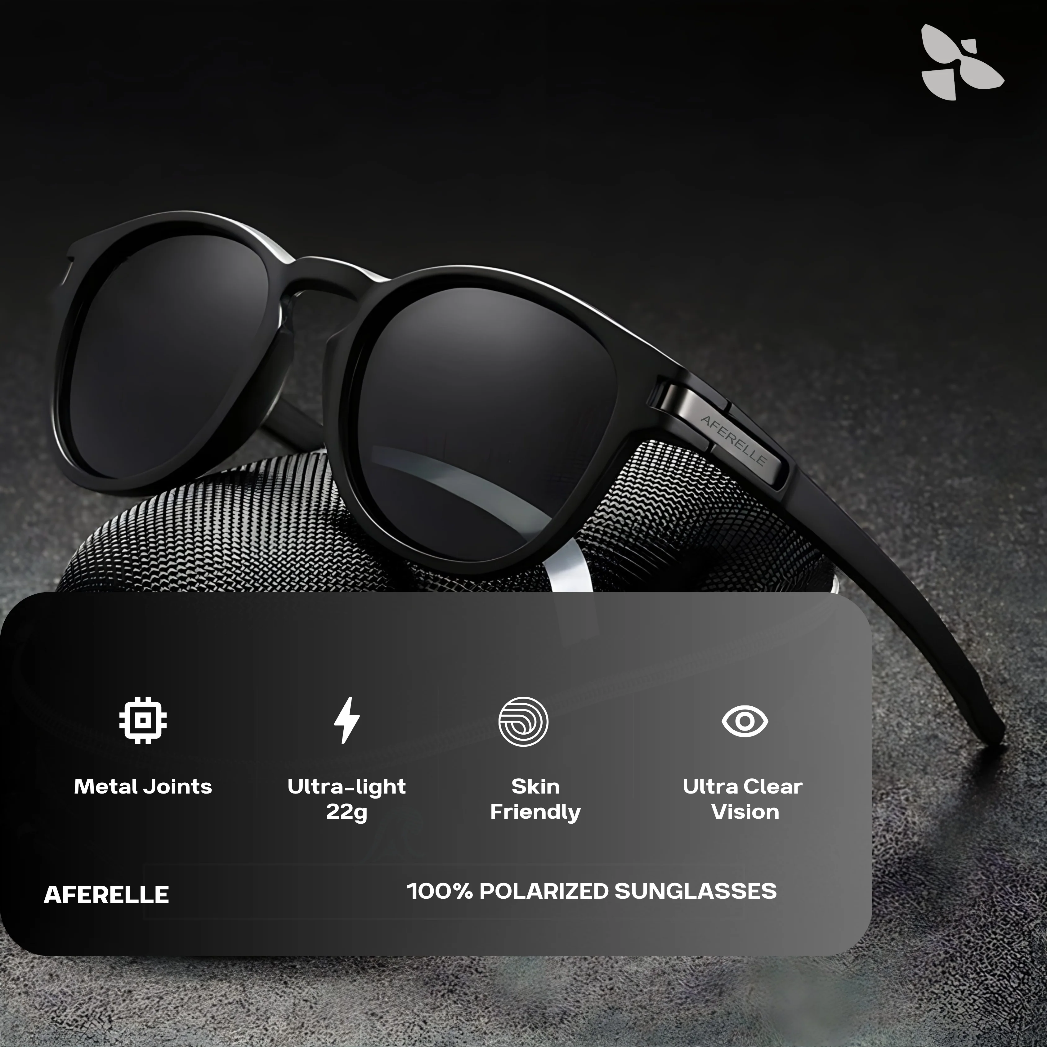 THE BOSS | Polarized V0 Matt Black UV400 Unisex UV400 HD Pro Sunglasses For Biking Running Sports Adventure - Image 2