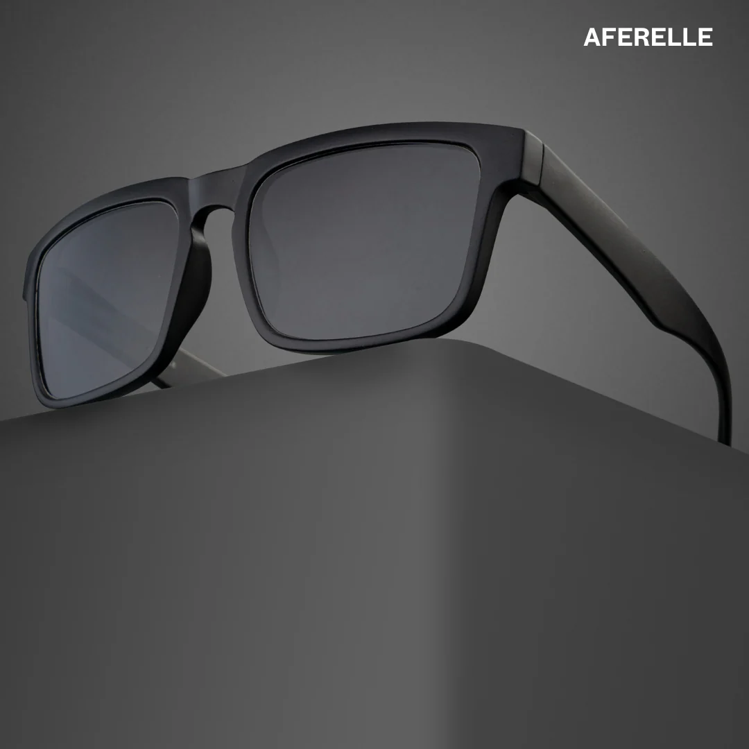THE CHALLENGER Matt  Black UV400 Polarized Sunglasses - Image 2