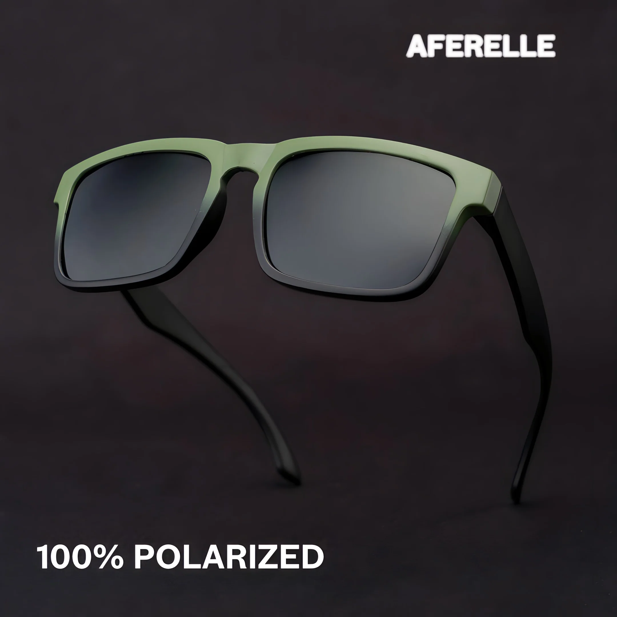 The Challenger Army Green UV400 Polarized Sunglasses - Image 2