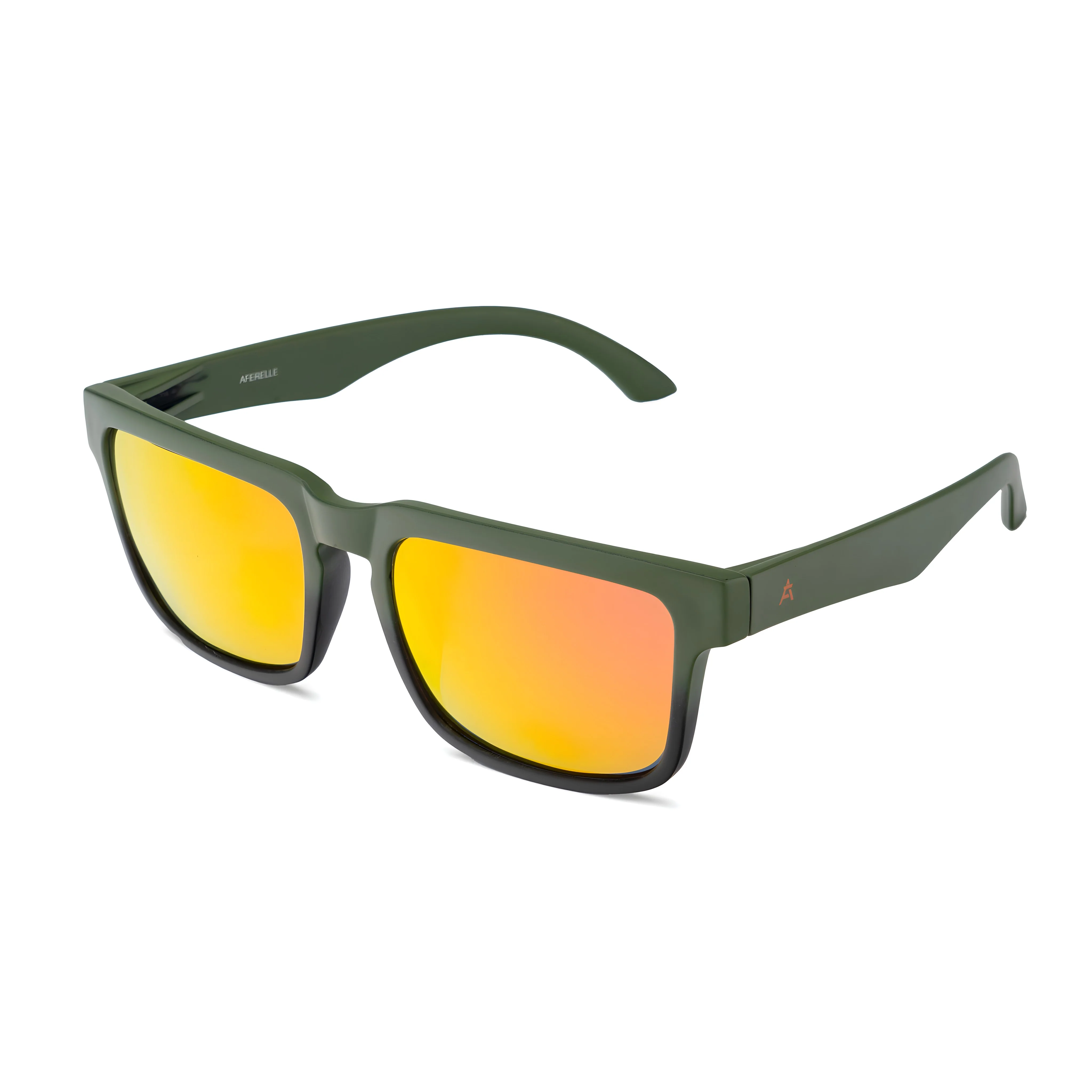 THE CHALLENGER Army Green Orange UV400 Polarized Sunglasses - Image 3