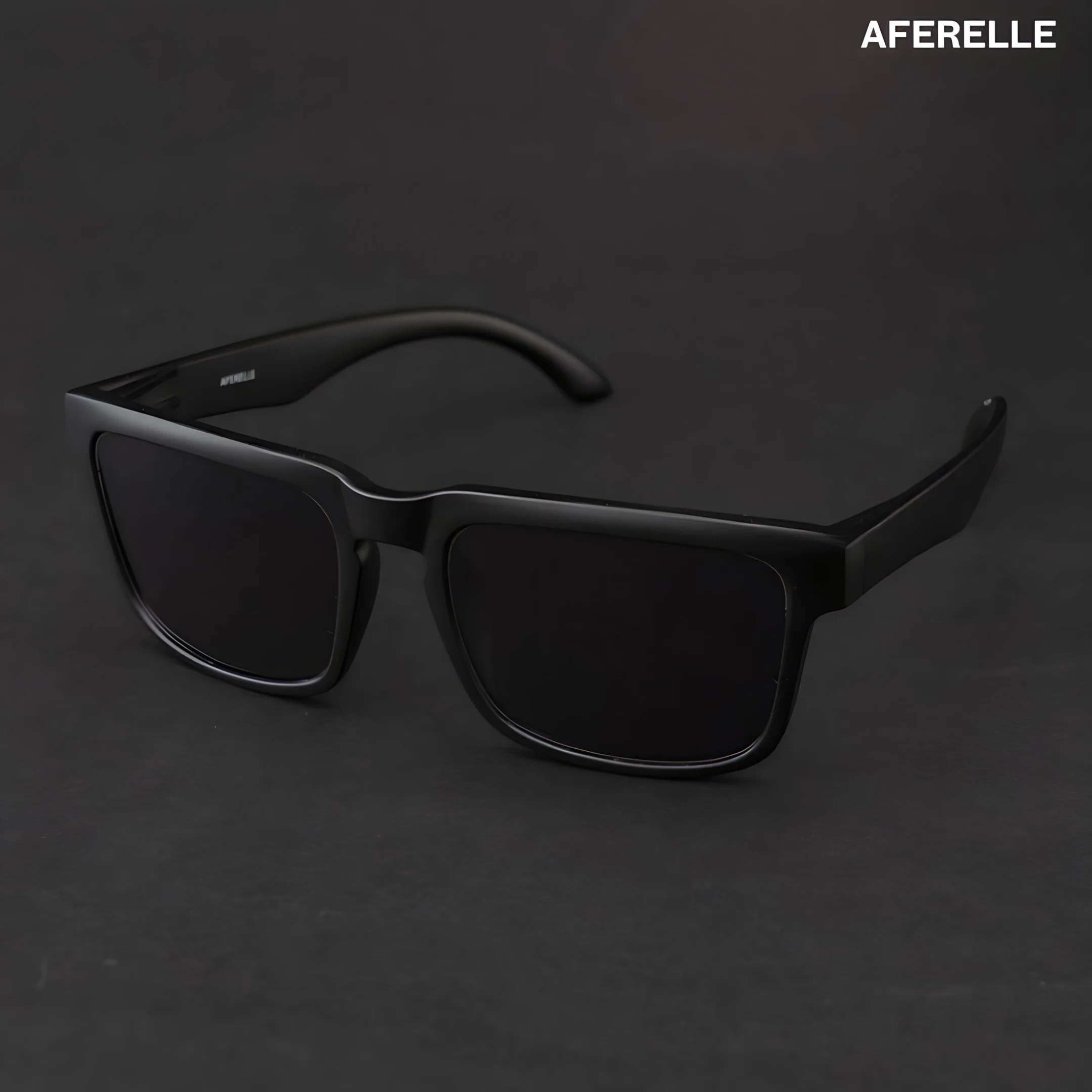 THE CHALLENGER Matt Black UV400 Polarized Sunglasses