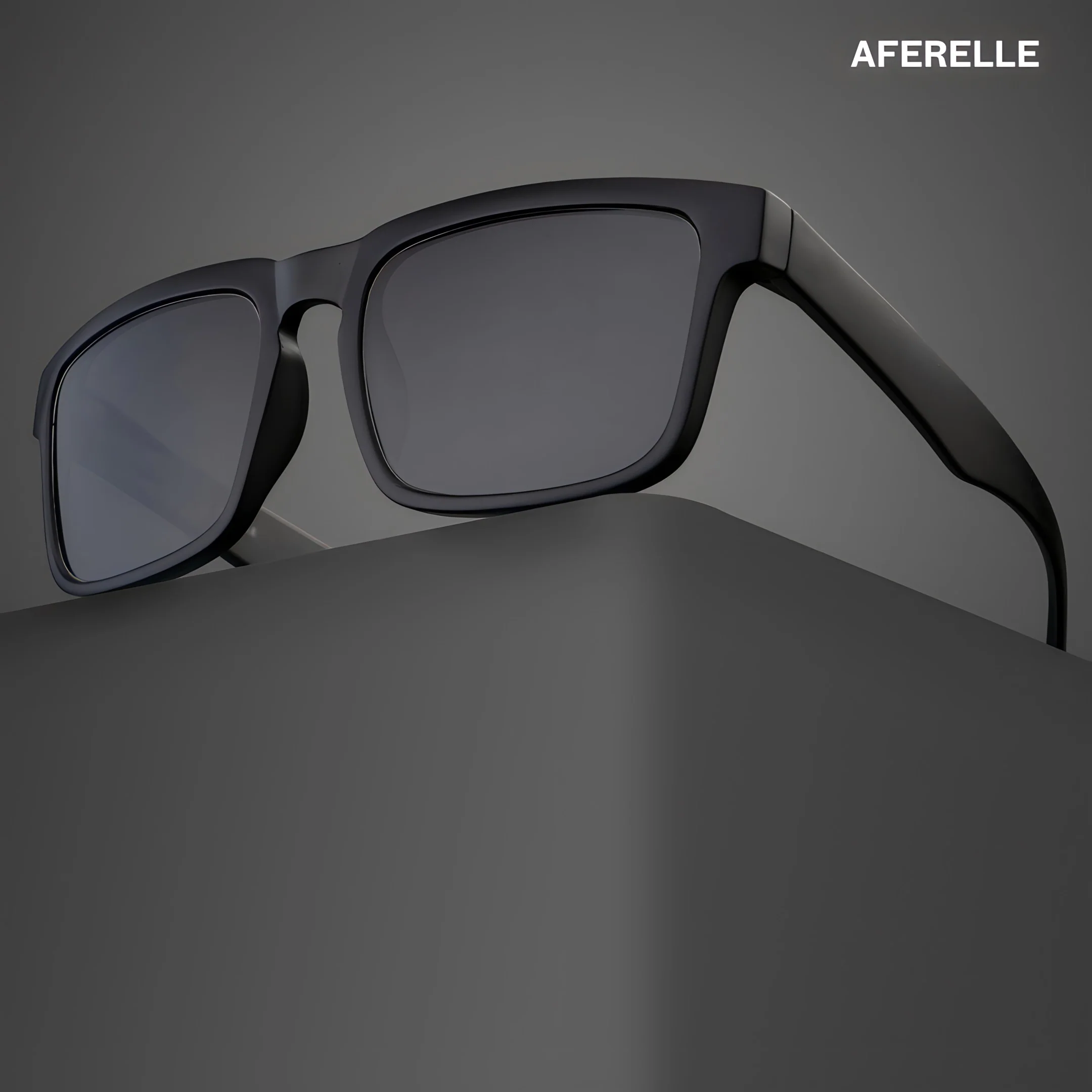THE CHALLENGER Matt Black UV400 Polarized Sunglasses - Image 2