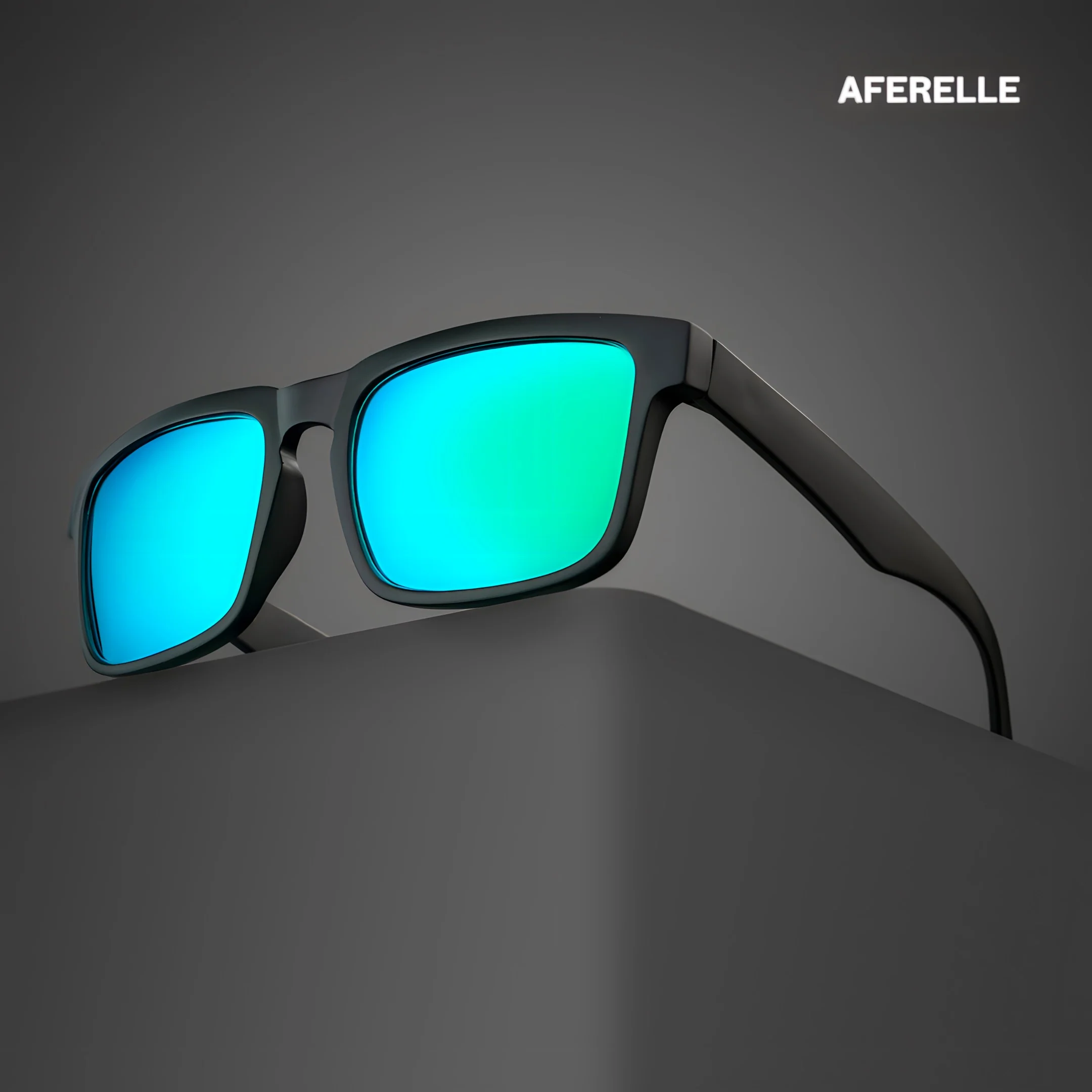 THE CHALLENGER Black Green  UV400 Polarized Sunglasses
