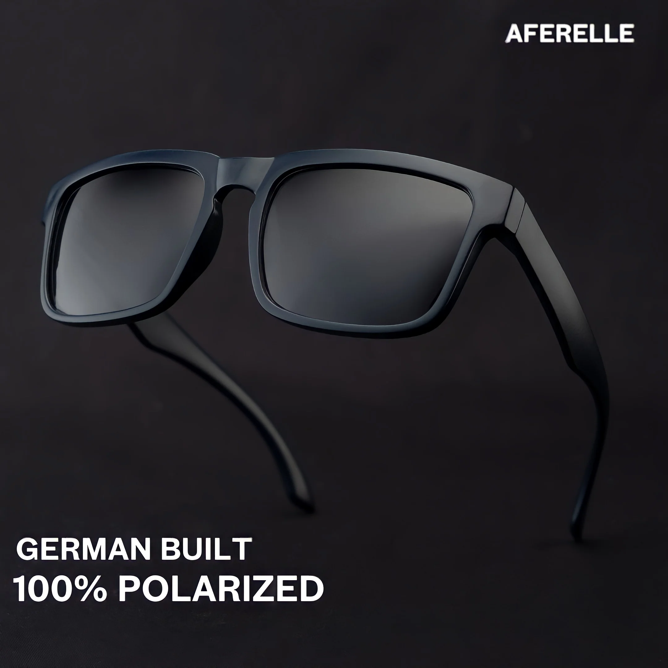THE CHALLENGER Matt Navy UV400 Polarized Sunglasses - Image 3