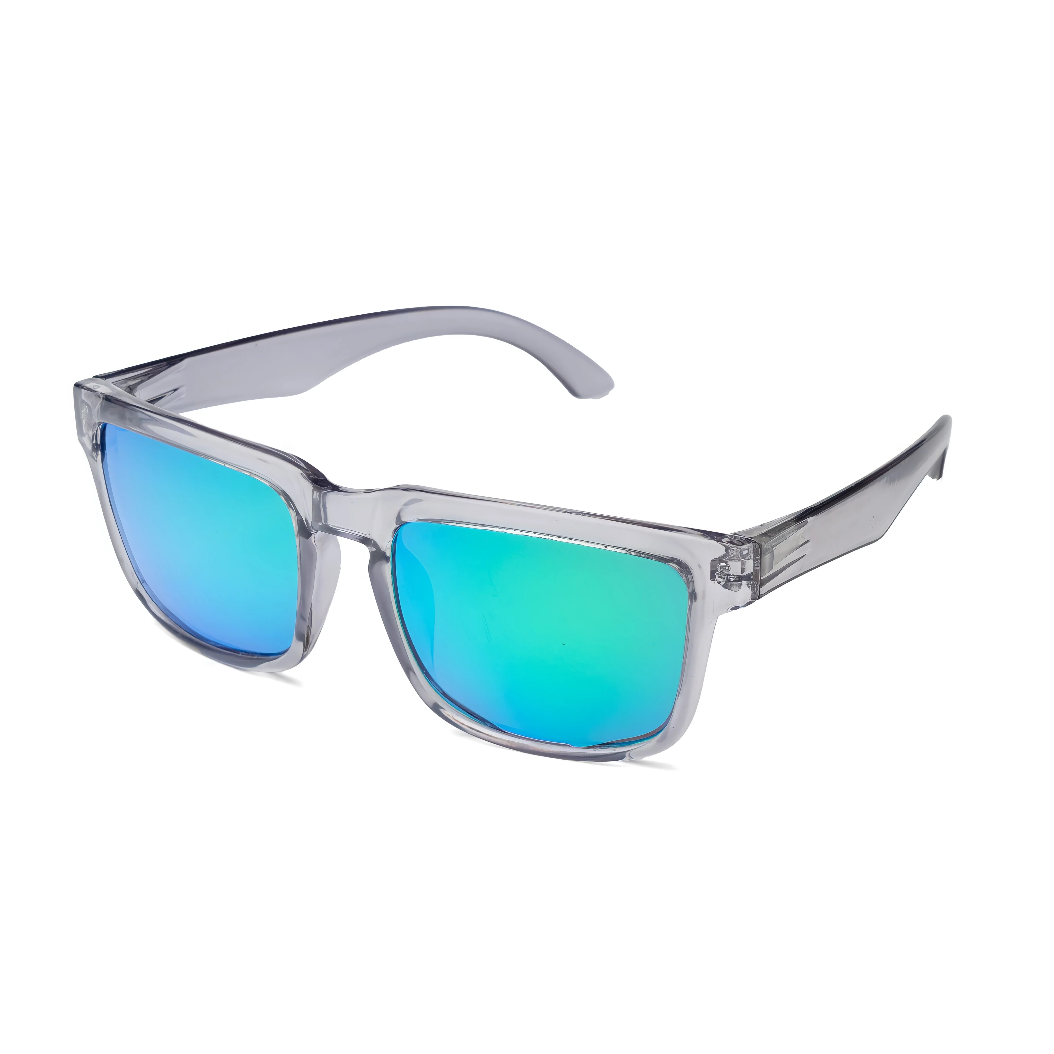 THE CHALLENGER Glossy Grey Green  UV400 Polarized Sunglasses - Image 3