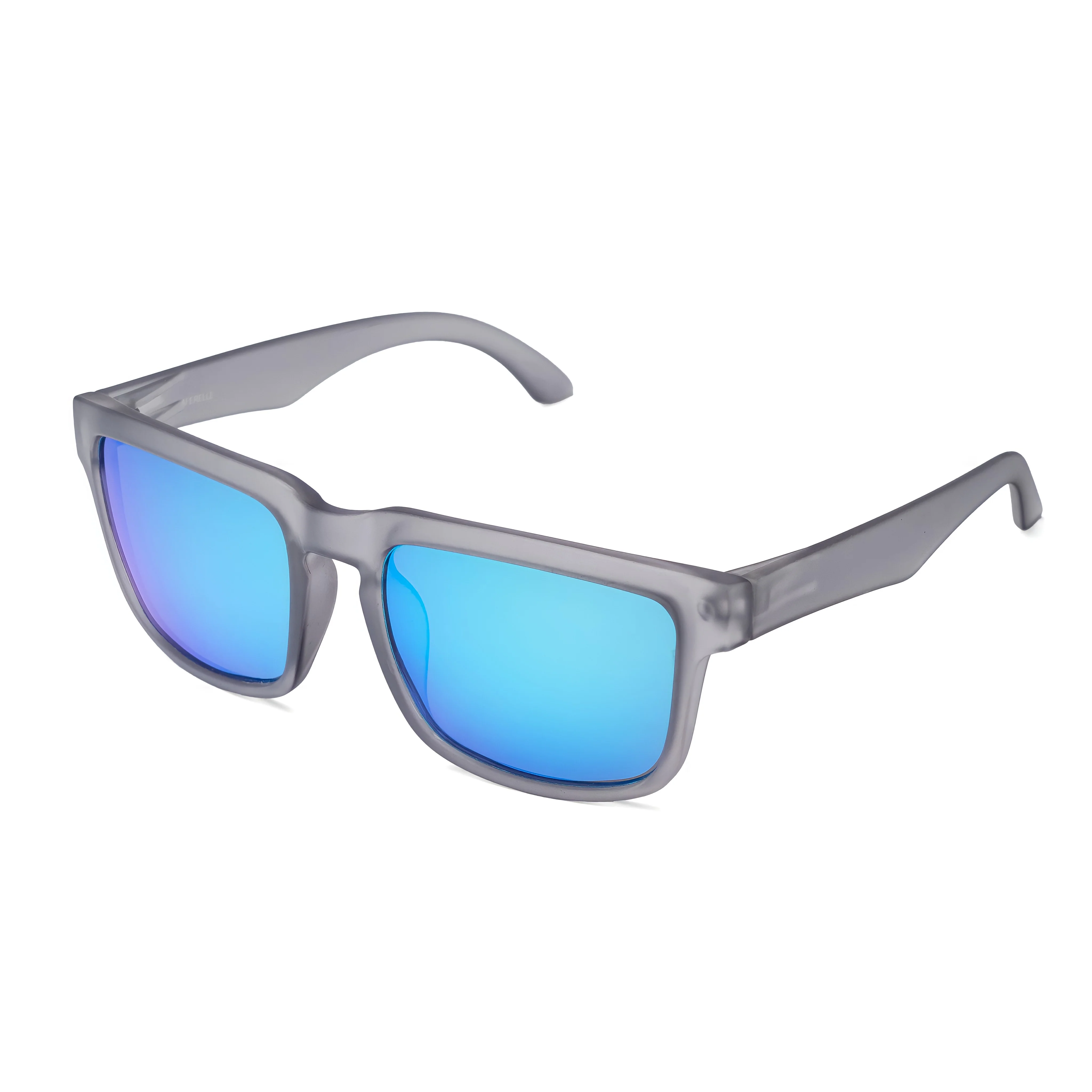 THE CHALLENGER Matt Grey Blue UV400 Polarized Sunglasses - Image 2