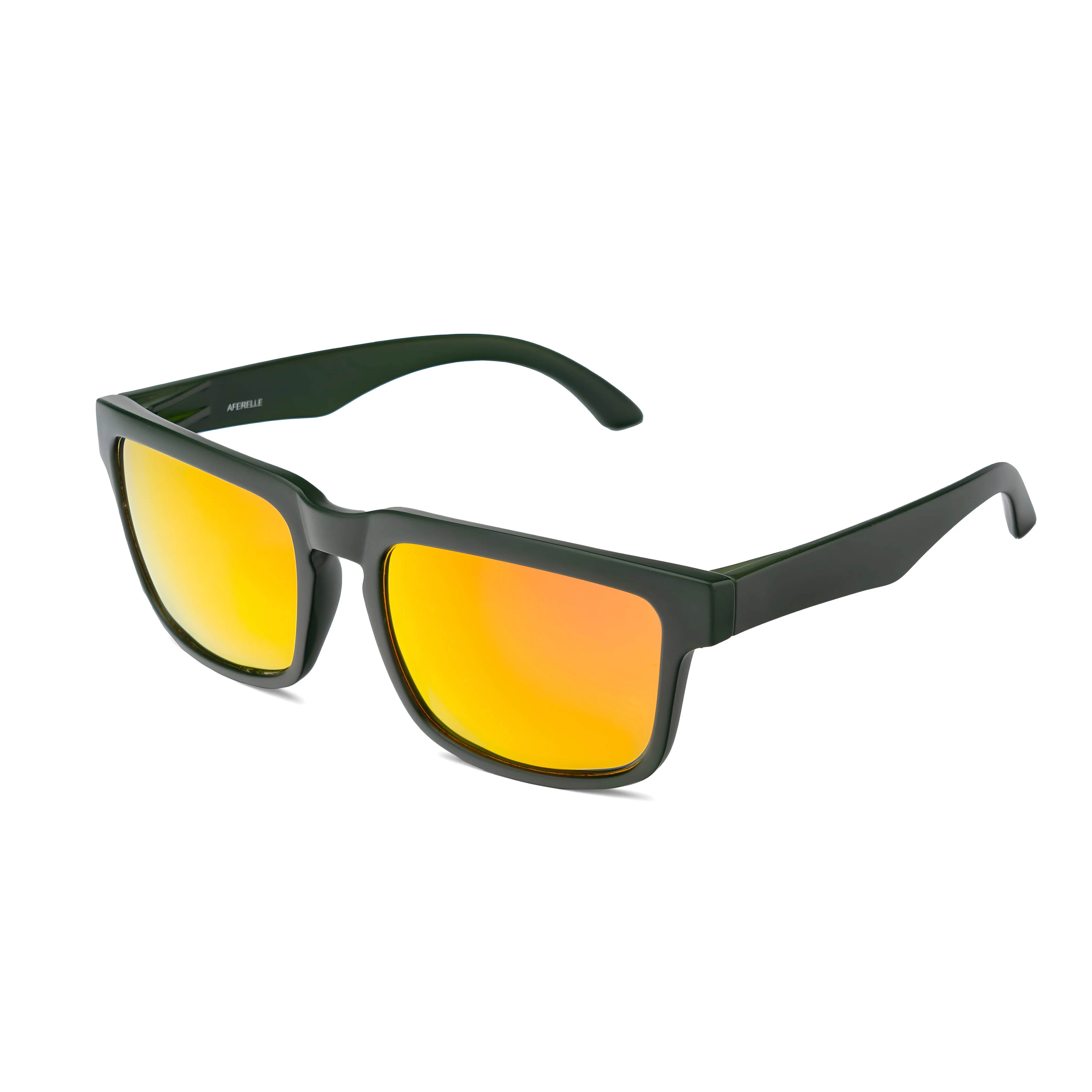 THE CHALLENGER Olive Green Orange  UV400 Polarized Sunglasses - Image 3