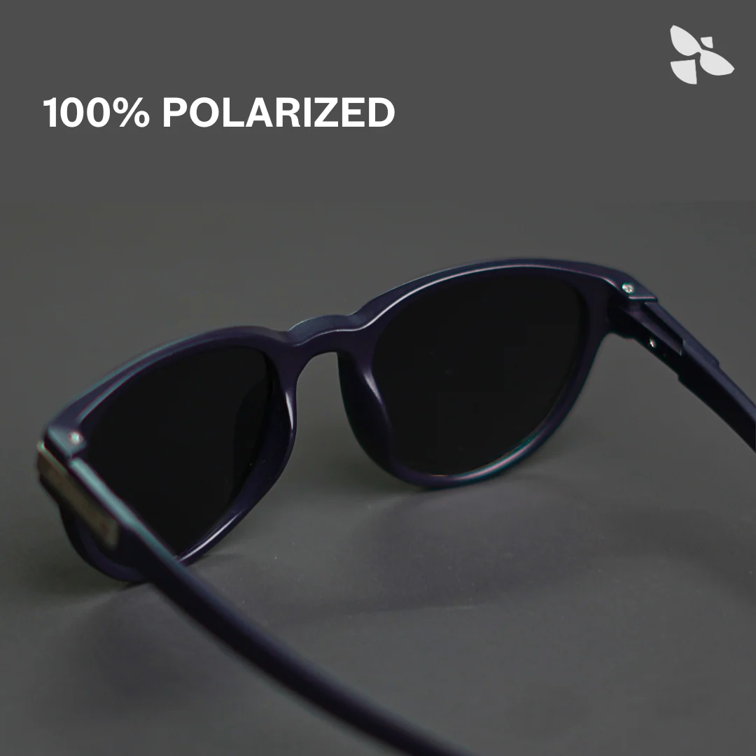 THE BOSS Polarized Navy Blue and Black Lens Unisex UV400 HD Pro Sunglasses - Image 2