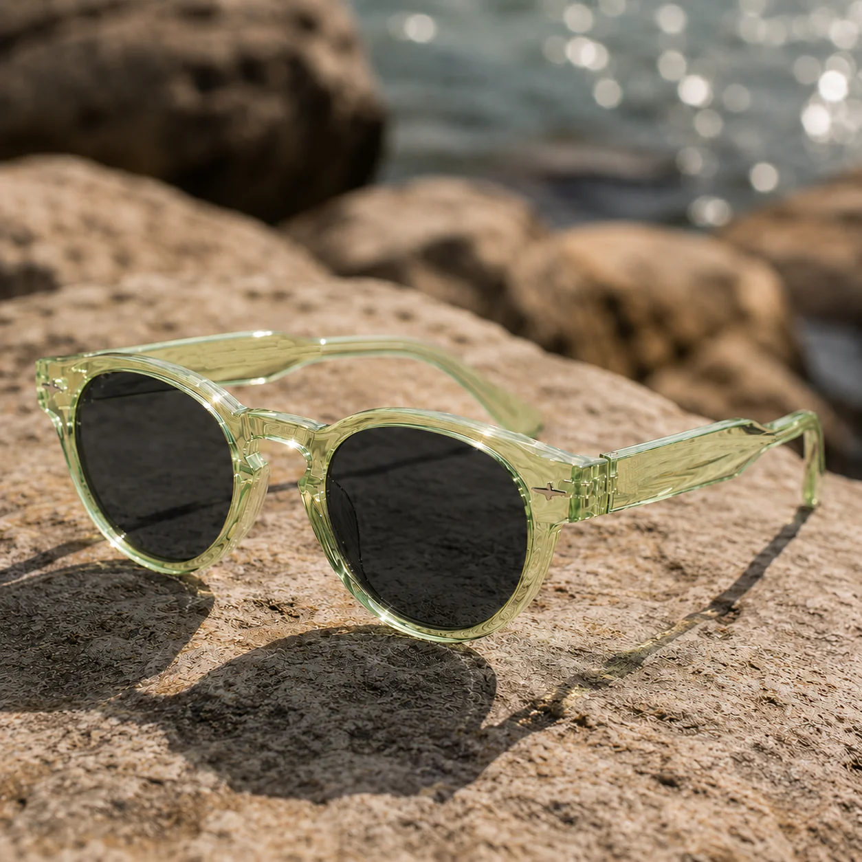 THE Orbit  Unisex G1 Glossy Light Green UV400 HD Sunglasses