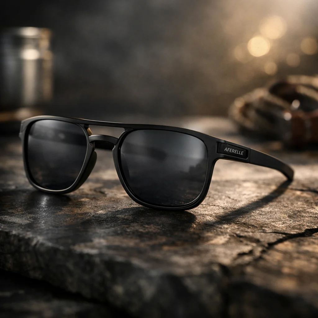 THE PRESENTER | Matt Black UV400 HD Pro Sunglasses - Image 2