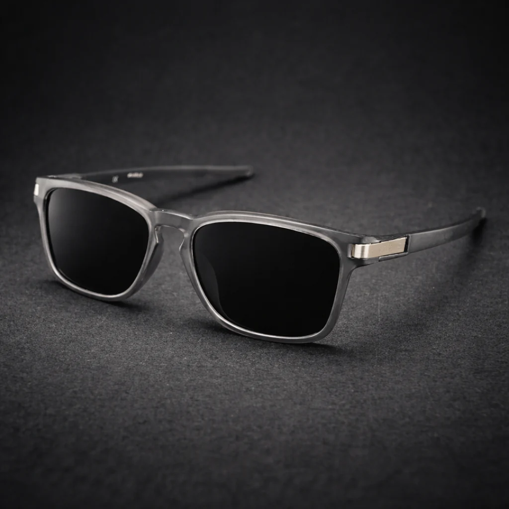 THE PRODUCER | Polarized Matt Grey Unisex UV400 HD Pro Sunglasses - Image 3