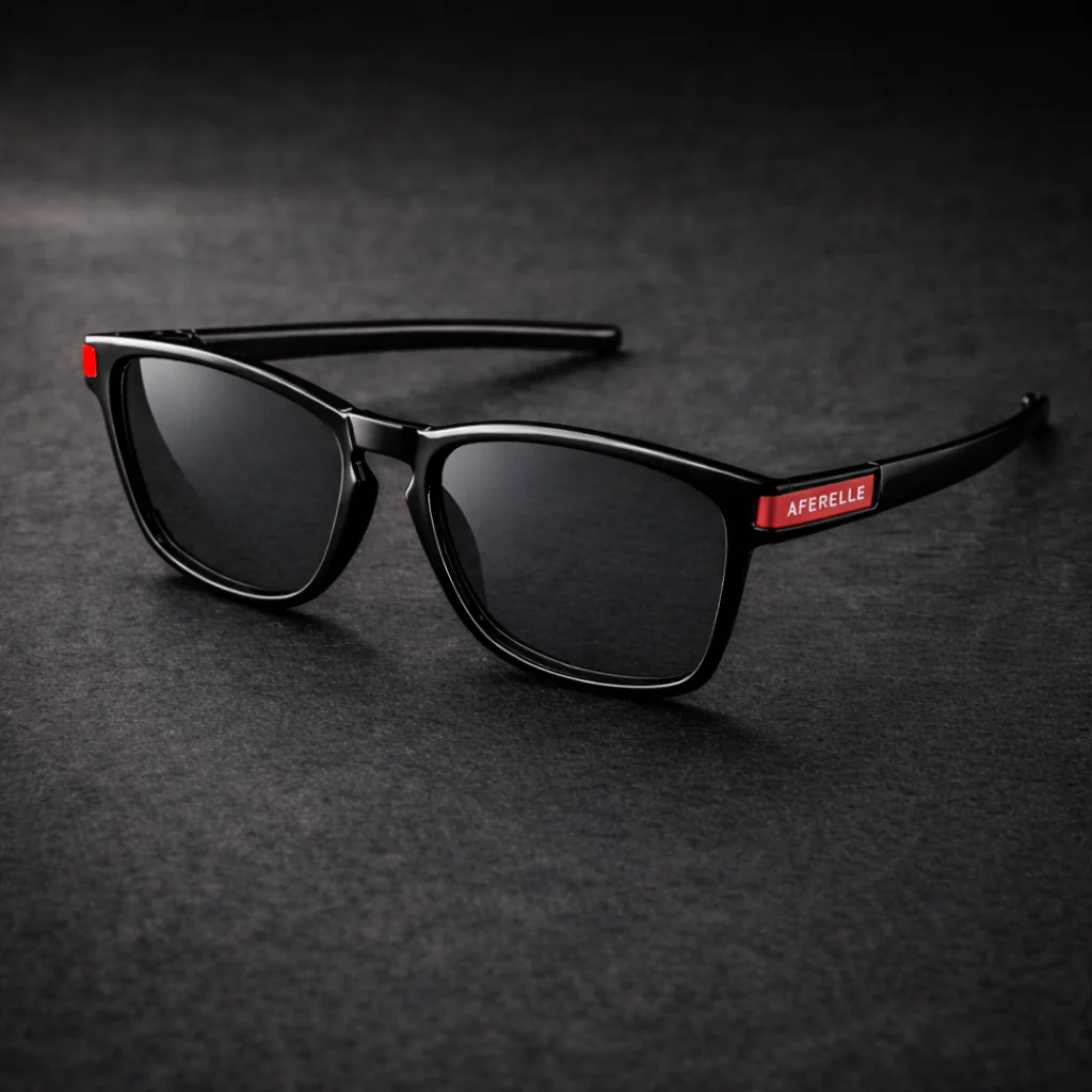THE PRODUCER PRO+ V3 Unisex Glossy Black UV400 Polarized Sunglasses