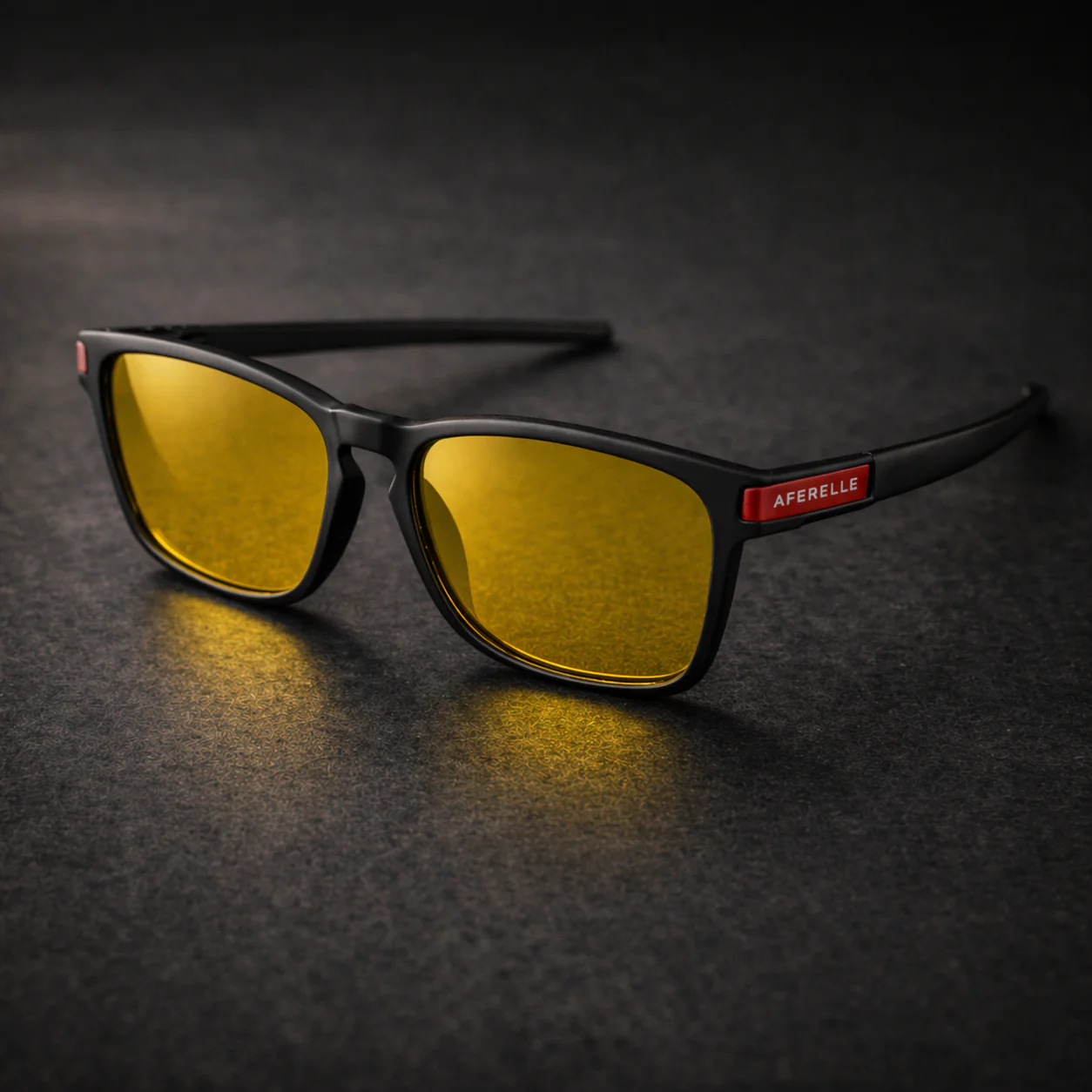 THE PRODUCER | V3 Y1 Polarized Matt Black Yellow Night Driving  Unisex UV400 HD Pro Sunglasses