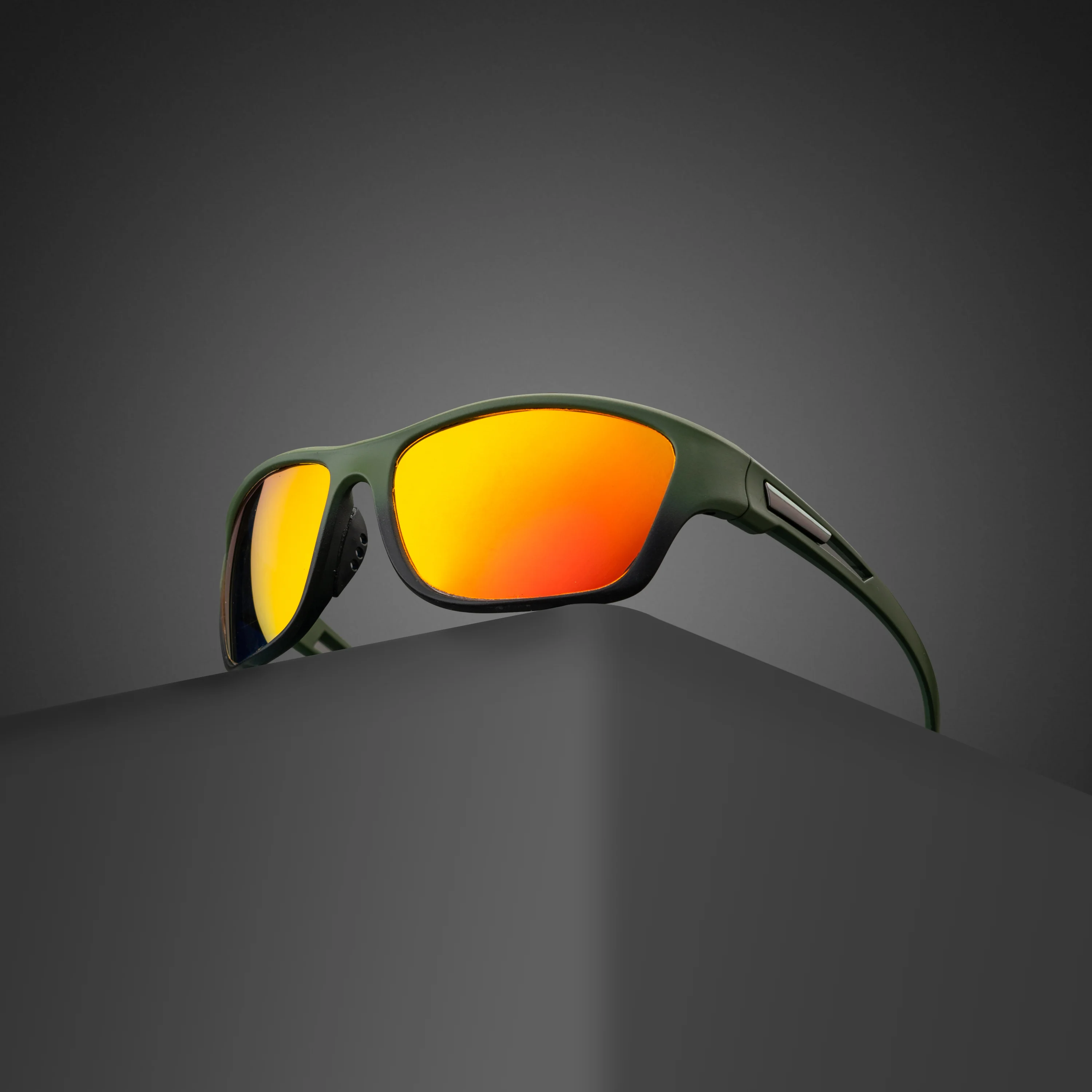 WRAP ARMY ORANGE UV400 HD SUNGLASSES