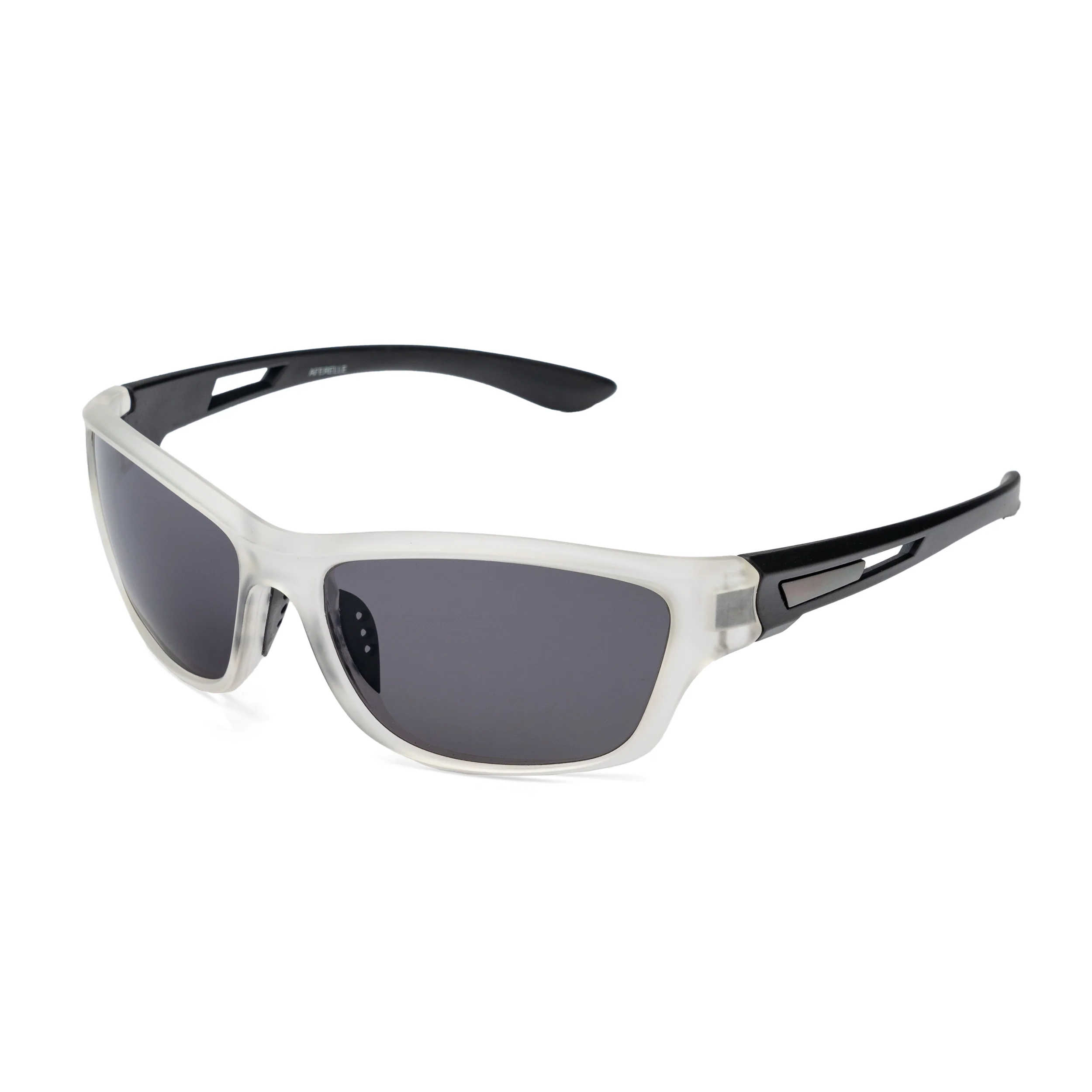 WRAP MATT CLEAR BLACK BLACK UV400 HD Sunglasses - Image 4